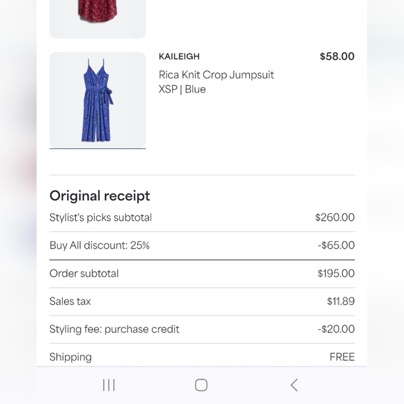 Knit Crop Jumpsuit - Picture 5 of 5